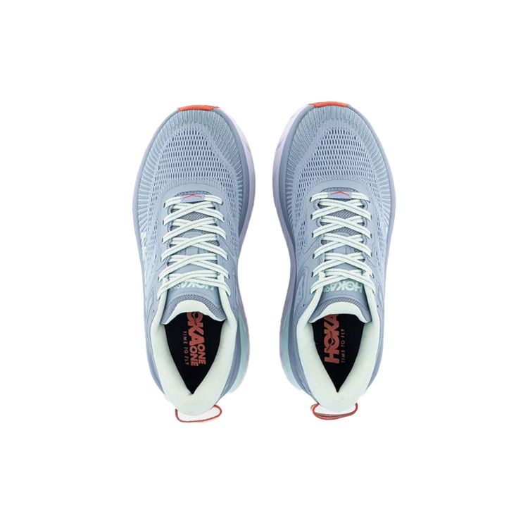 Hoka One One Bondi 7 Modrá mlha (Ženy) Dámské tenisky Modro-skleněné 1110519-BFBG