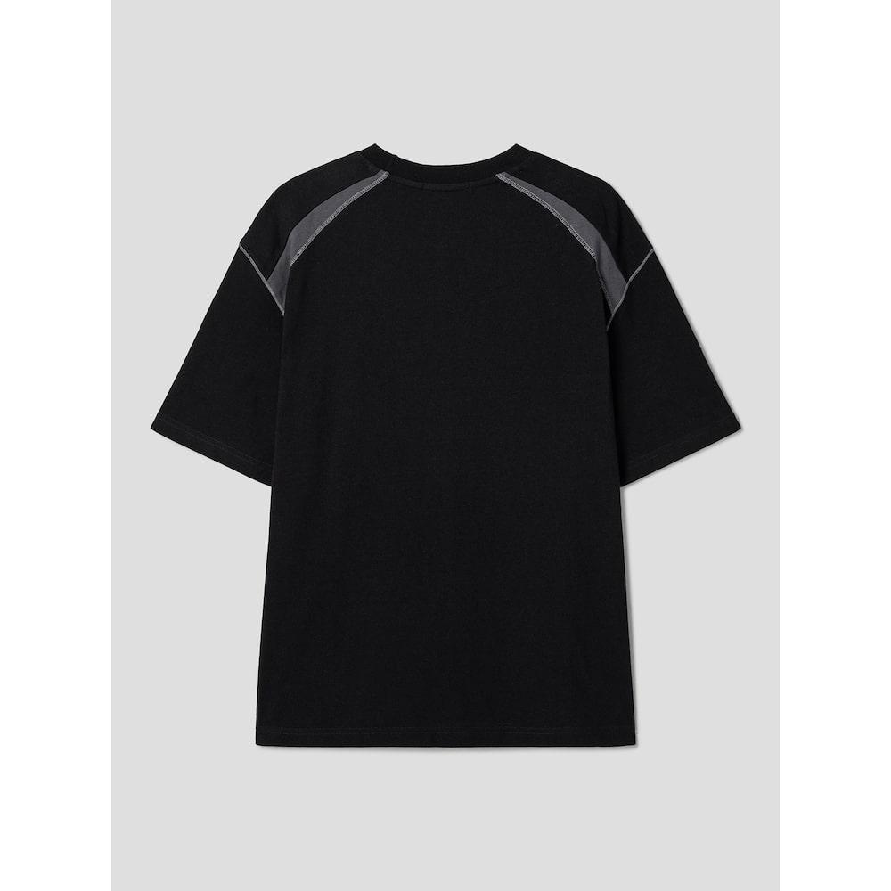 8seconds Block Detail One-Point Pique T-Shirt Black (424742Dy25)