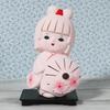Castle Enterprise Traditional Hanako Doll Made In Japan Japanese Souvenir (Sakura)