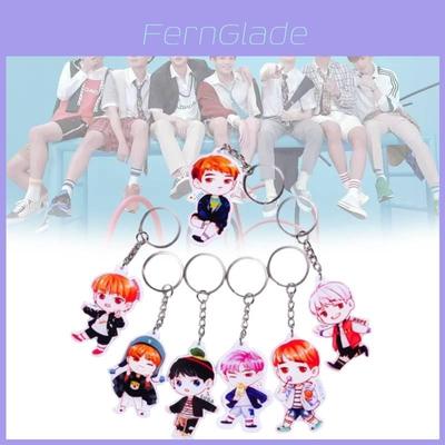 Premium Quality Bts Bangtan Boys Acrylic Key Ring Keychain Featuring Jung Kook Jimin Jin V Suga Jhope