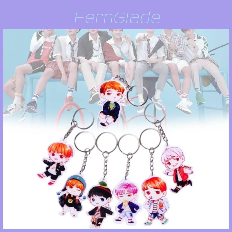 Premium Quality Bts Bangtan Boys Acrylic Key Ring Keychain Featuring Jung Kook Jimin Jin V Suga Jhope