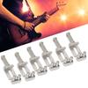 6PCS Silver Guitar Bridge Saddles 10.5mm Width Bridge Saddle Replacement For Guitar