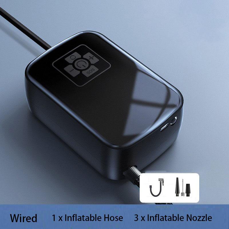 

Портативный воздушный компрессор, насос для шин, беспроводной насос для накачивания шин автомобиля, 120 Вт, 150 фунтов на квадратный дюйм, быстрое накачивание шин для мотоцикла, электрического велосипеда Battery Powered белый
