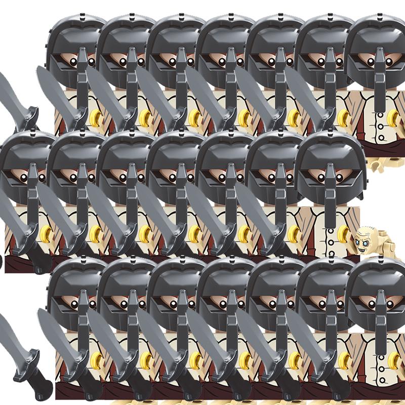 Medieval Movie Knights Building Blocks Toys Lord Ring Figure Bricks Toy Christmas Birthday Gifts