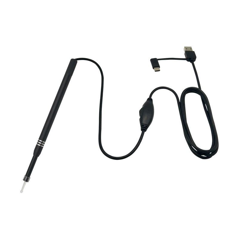 3 In 1 USB Endoscope HD Visual Ear Cleaning Earpick Spoon with 6 LED Light Ear Cleaning Tools