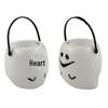 Halloween Pumpkin & Ghost Buckets: Witch, Purple Pumpkin, Skull Decorations