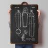 1936 Cocktail Shaker Tinplate Posters Customizable Wall Art Retro Vintage Metal Signs for Home Room Setup Decorations Desk Decor