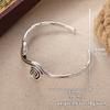 Bracciale Vintage Bohemien Regolabile Bracciale Etnico Tribale Fatto a Mano con Spirali e Intagli per Pasqua o Uso Quotidiano