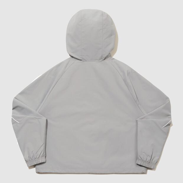 Umbro Hbl Engineered Crew Hooded Anorak Light Grey (Uq323Cwt97) (B Type)