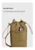 Unisex Crossbody Water Bottle & Phone Bag - Casual Outdoor Storage Bag with Front Pocket