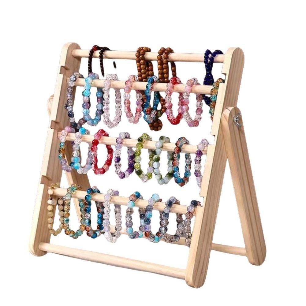 

Detachable Jewelry Display Stand Wooden Bangle Storage Rack New Bracelet Display Rack S