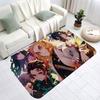 Demon Slayer Entrance Door Mat Rectangle Anti-slip Home Soft Badmat Front Door Indoor Outdoor Mat Toilet Rug