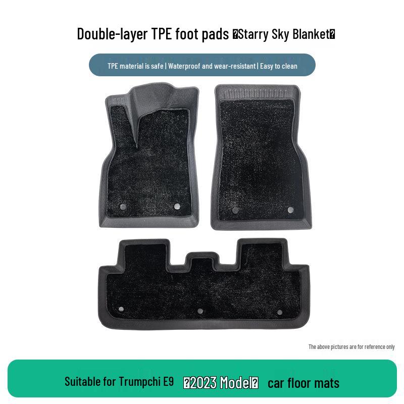 GAC Trumpchi E9 2023 TPE Custom Floor Mats - Wear-Resistant Rubber