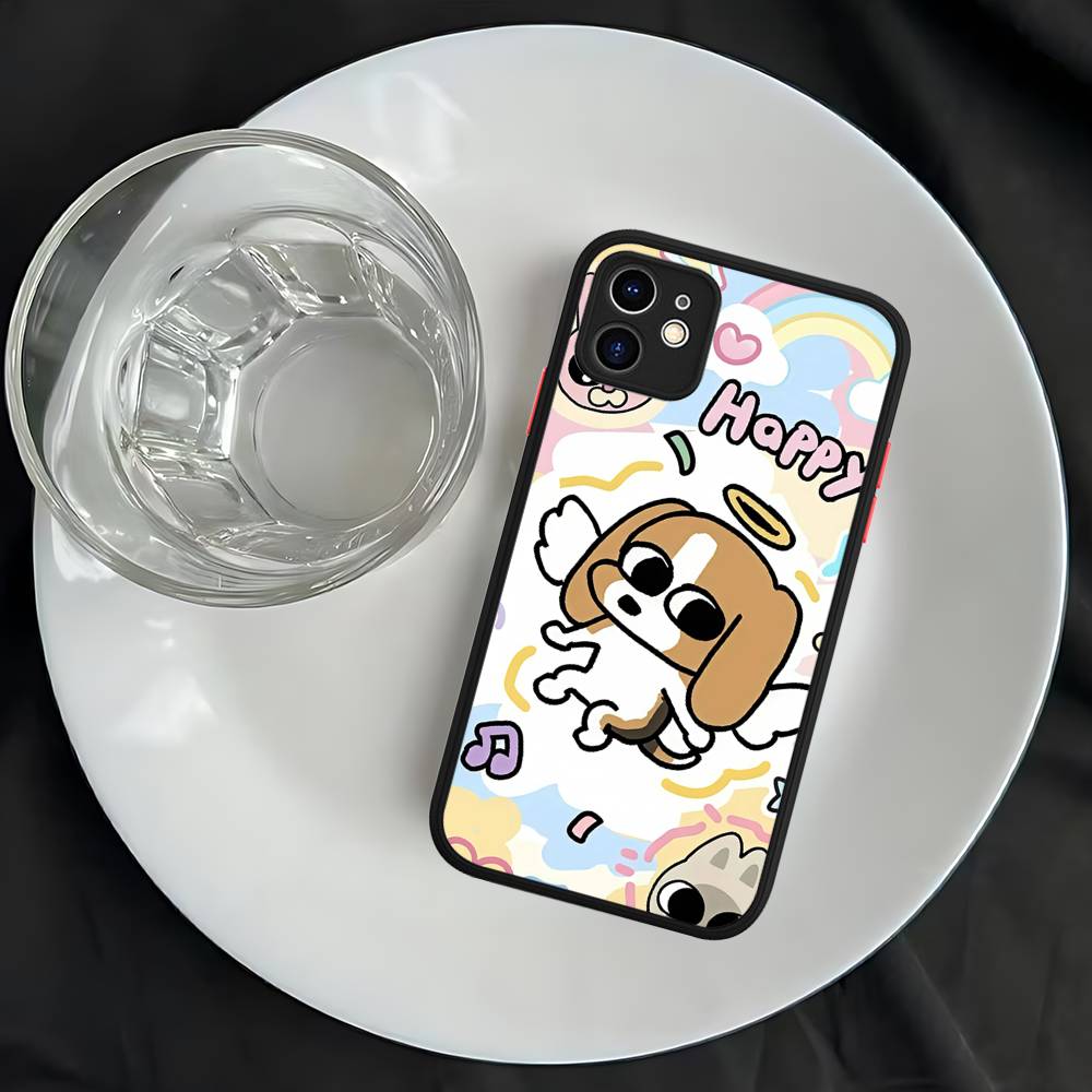 Anime SiamLIPu Matte Translucent Phone Case For iphone 16 ProMax 15 14 13 12 11 X XS PRO Plus