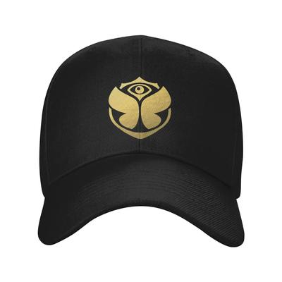 Niestandardowa Modna Złota Czapka z Daszkiem Tomorrowland Muzyczna Damska Męska Regulowana Czapka Dad Hat Sportowa