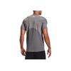 Under Armour Logo Print Solid Short Sleeve T-Shirt Men Tops Gray 1361683-090
