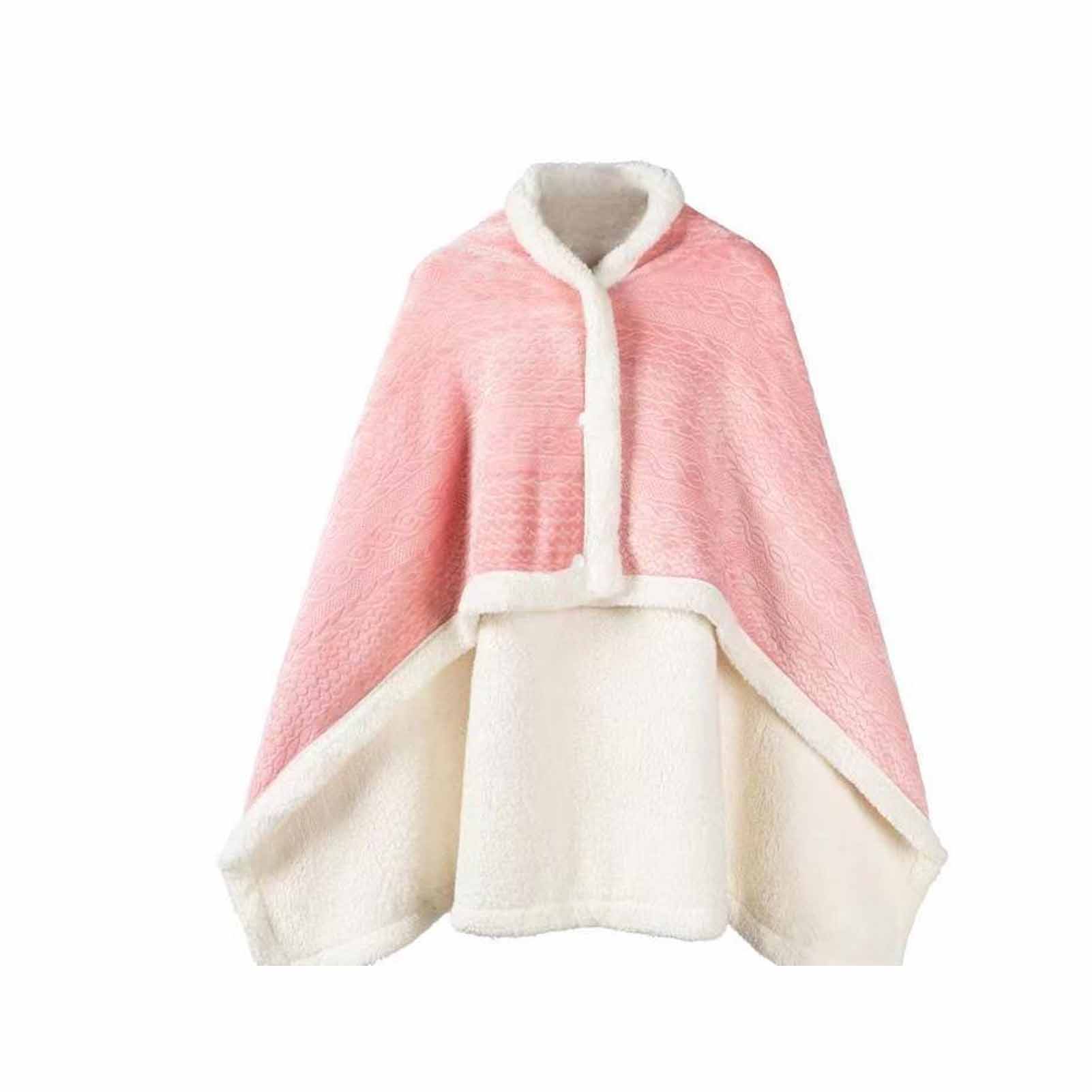 2025 Новая мягкая теплая флисовая накидка зимняя шаль уютное офисное одеяло-шаль простое теплое одеяло офисное одеяло толстый фланель 85*120СМ