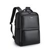 WILLIAMPOLO Men's Leather Business Travel Laptop Backpack