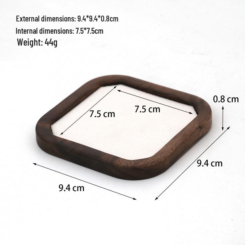 

Black Walnut Jewelry Display Tray for Necklaces, Rings, and Bracelets