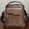 Neutral Style Shoulder Bag for Men and Women, Suitable for Business Travel and Work Pu Solid Color Crossbody Bag.