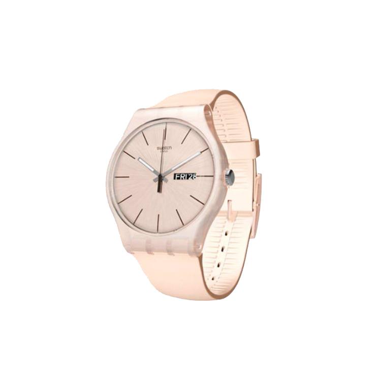 SWATCH Unisex 41mm Pink Watch SUOT700 SUOT700