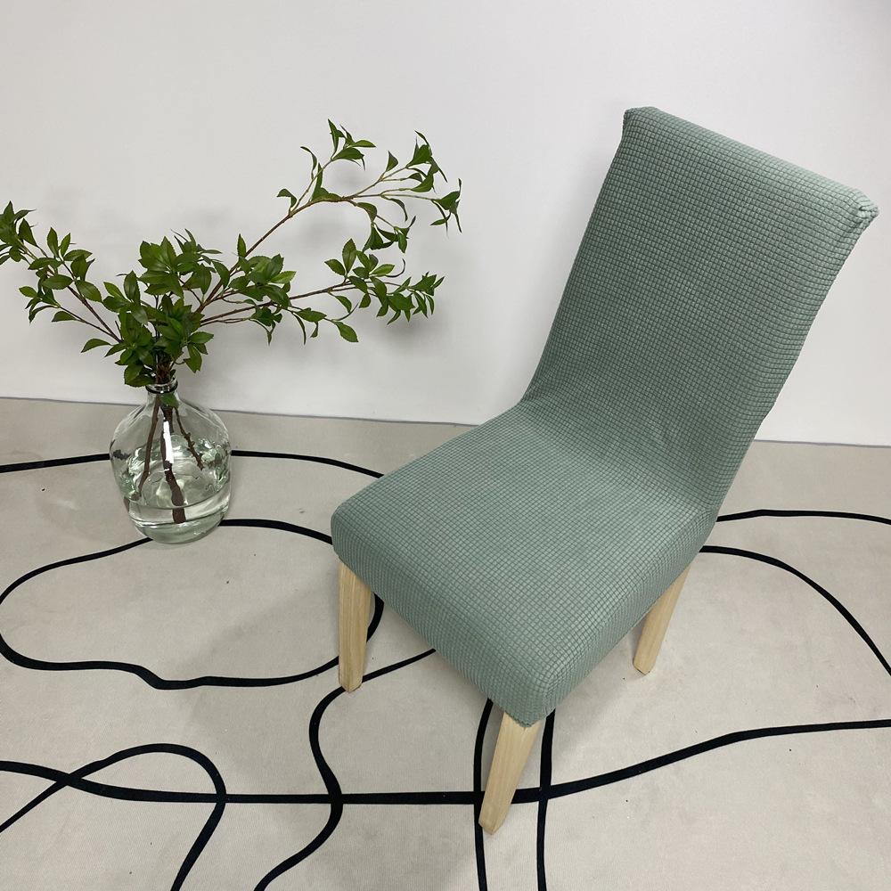 Corn Grid Thickened And Enlarged Fleece Grid Fleece Chair Cover Table And Chair Elastic Restaurant Chair Universal In All Seasons