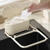 Foldable Kitchen Sink Filter Rack With Suction Cup & Storage Box, Vegetable Basin Waste Mesh Filter Kitchen Drain Organizer
