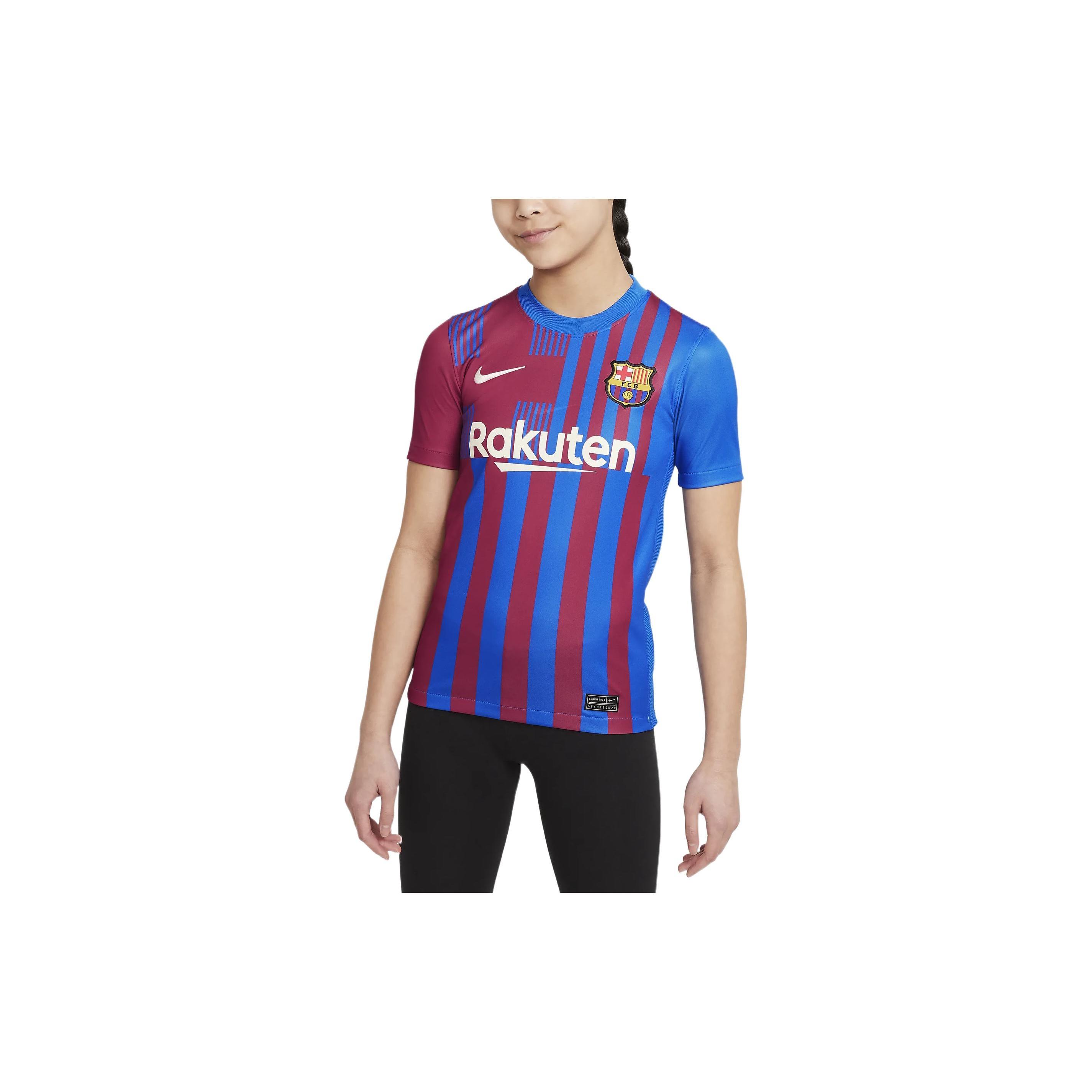 (GS) Nike FCB YNK DF Stadium STAD Jersey JSY Short Sleeve SS Home HM SOAR Kids CV8222-428 XS