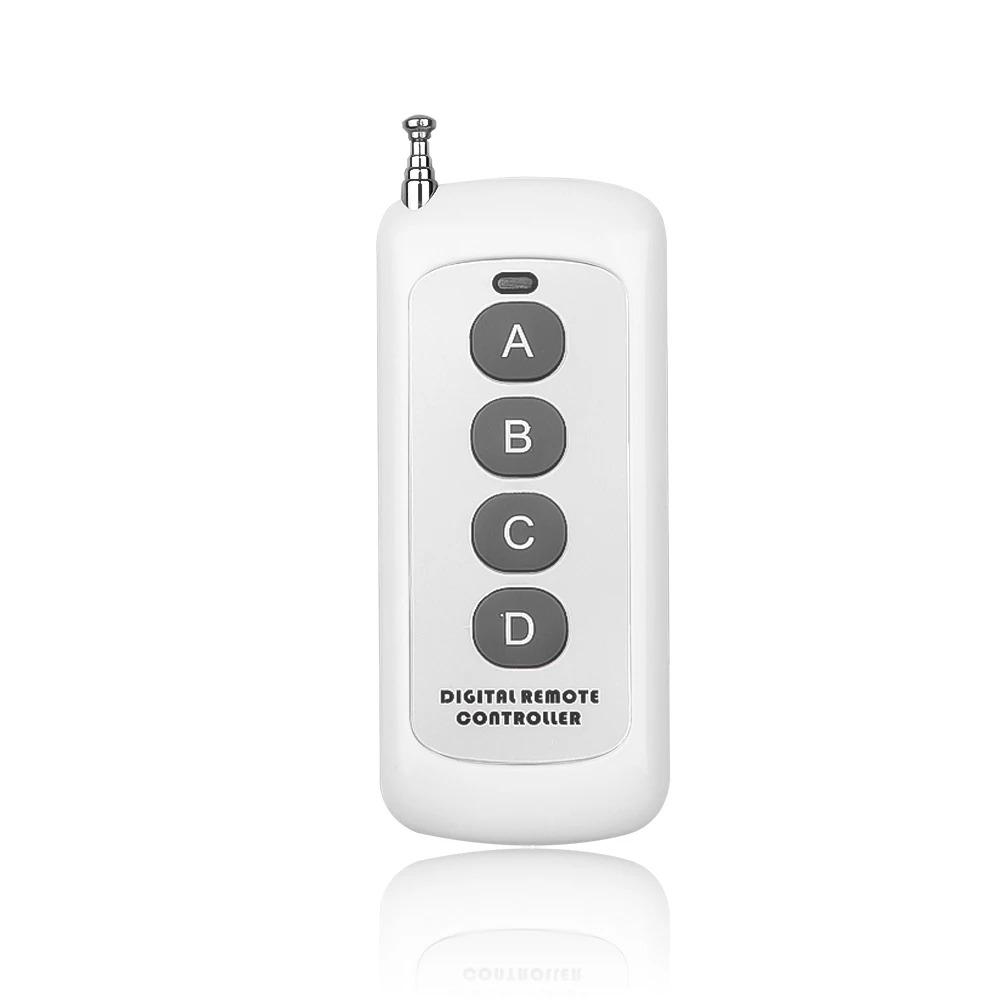 433MHz Wireless Remote Control 2/4/6/8 Buttons Remote Control Learning Code 1527 Antenna Reach 1000m Long Range