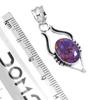 925 Sterling Silver Pendant Women Gemstone Handmade Jewelry Halloween Gift Blue Green Purple Copper Turquoise Pearl Lapis Mother Of Pearl Costume