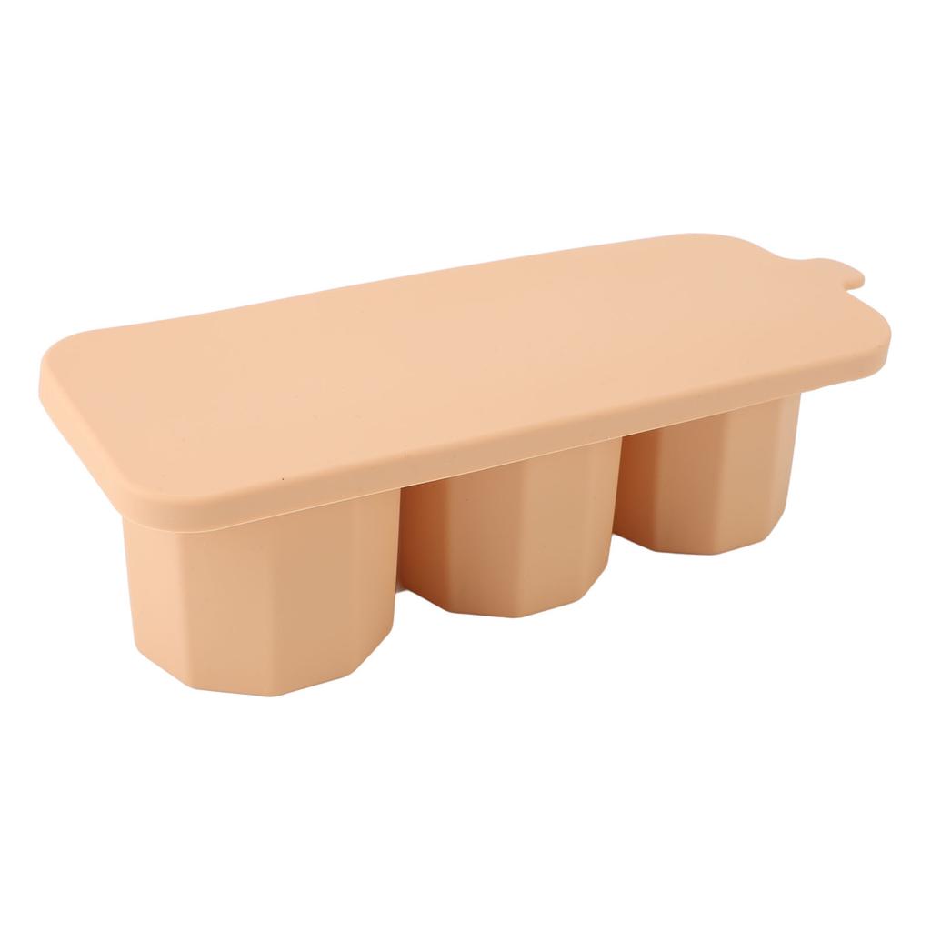 Ice Mold sy Fill Silicone 3 Cavity Hollow Cylinder Ice   for Whiskey Cold Drink