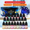 Set of 24 Resin Dye Craft Pigments Epoxy Resin Dye Concentrated Resin Colorant for Projects Paintings and Accessories