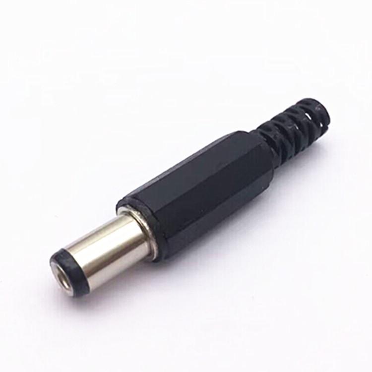 Male Plug Solder Type Power Adapter for DC 6.3*3.0 Wiring Connector Plastic 6.3*3.1 Connector