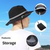 Sunshade Waterproof Reflective Fisherman Cap Folding Summer Quick-dry Bucket Hat  for Men Women Hunting Hiking Big Fishing Hat