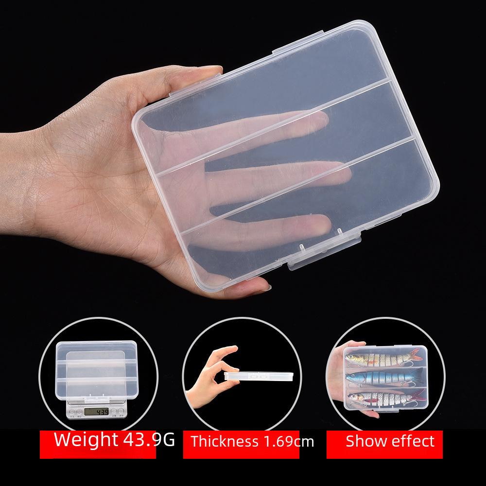 Transparent PP Plastic Fishing Tackle Storage Box