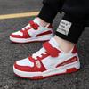 New outdoor shoes, children's running shoes, children's casual walking shoes, winter velvet low top board shoes