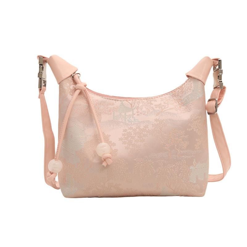 Elegant Chinese Style Handbag For Women 2024 Summer Embroidered Crossbody Bag