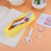 Simple Silicone Pencil Case Large Capacity Cosmetic Bag Portable Stationery Storage Bag