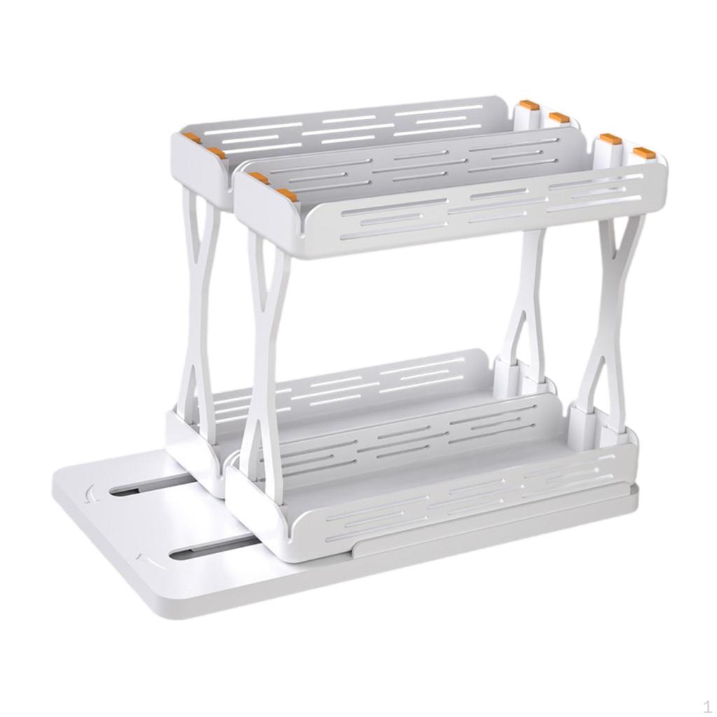 Extendable Spice Rack, Multipurpose Storage Holder, Cabinet,