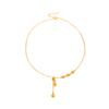 Golden Gourd Necklace, Women'S Light Luxury Niche Design, High-End Sense Of National Style, Temperament, Lucky Brand Fringed Collarbone Chain