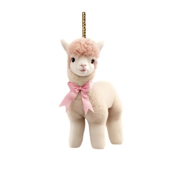 

Автомобильный кулон 2D акриловый красочный альпака кошка подвеска украшение для автомобиля легкое подвесное украшение для транспортного средства Alpaca