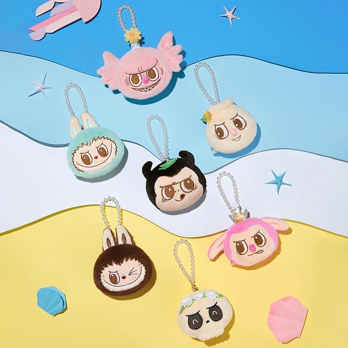 POP MART The Monsters Party Series-Reversible Plush Blind Box, The Monsters Blind Box Figures,Holiday Birthday Gifts, Single Box