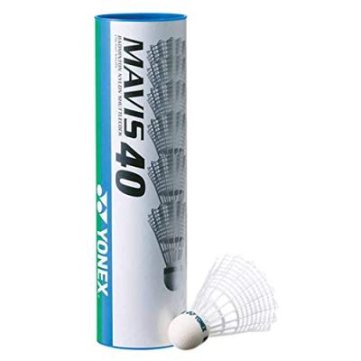 YONEX Badminton Mavis Pack of Fast for Temperatures Between 0 and Shuttlecocks, 40, 6, (Suitable 13°C)