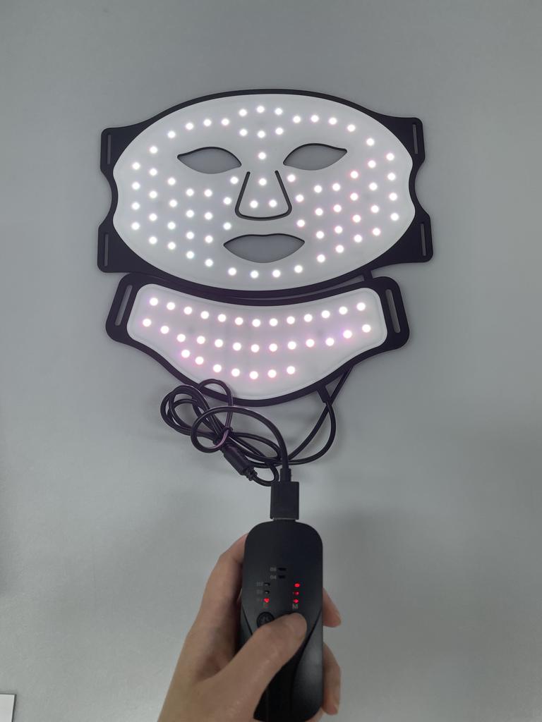 Therapy Mask for Whole Face, Adopts Soft Silicone Material, Launches Mixed Colored Lights, Acts As Led Face Mask