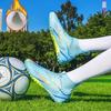 Professional Soccer Shoes Men Anti-slip Lace-up High Top Plush Long Studs Sports Shoes Men Grass Super Light Football Boots Men