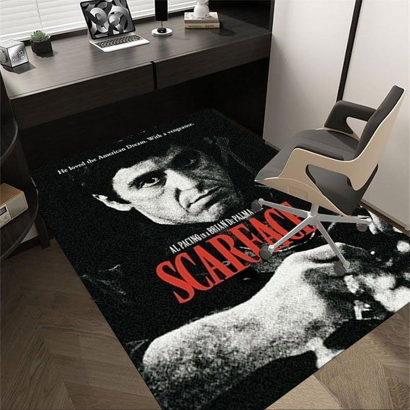 

1 шт. Килимок для офісного крісла Scarface, м який, зручний, для будь-якої пори року, ідеально підходить для дому, спальні або офісу, ідеальний подарунок для 60cm by 90cm
