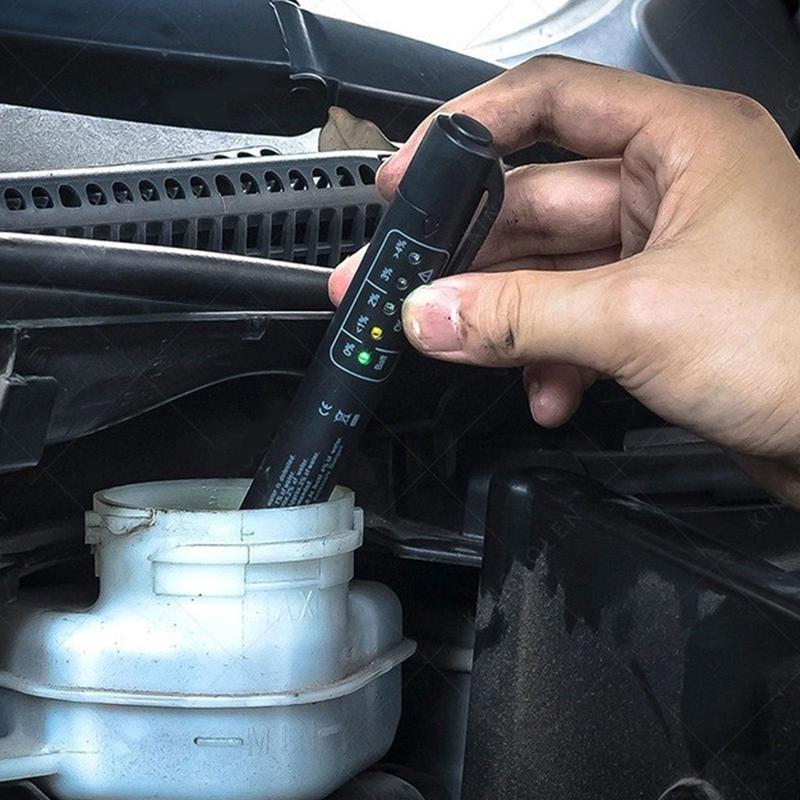 Universal Brake Fluid Tester Accurate Oil Quality Diagnostic Tools LED Indicator Liquid Testing Pen Car Brake Fluid Tester Pen