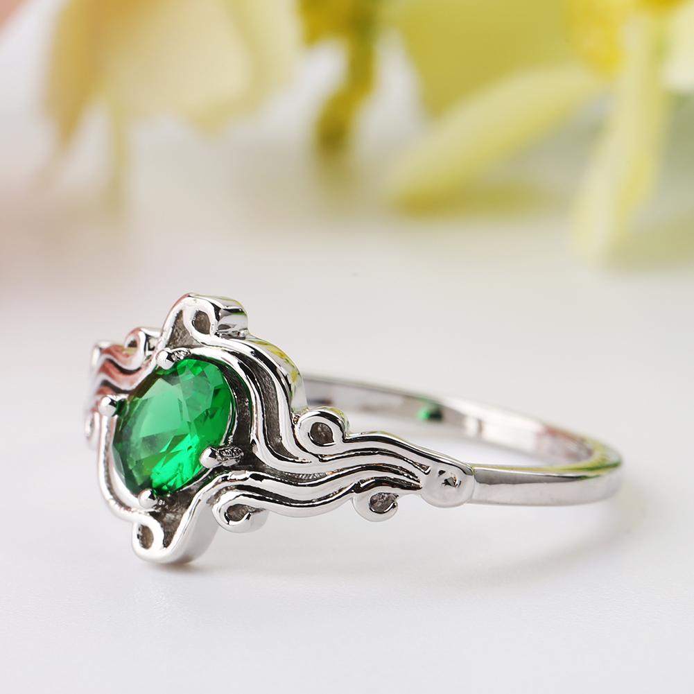 Elegant bröllop bröllopsfest tillbehör Lady Rhinestone inläggningar ring smycken