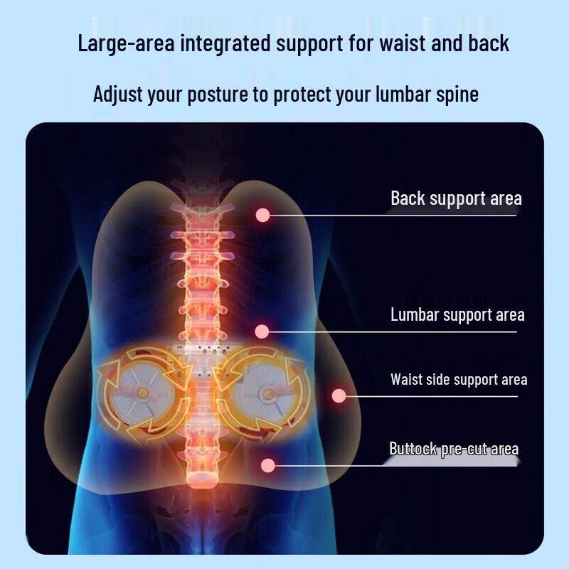 AUX Lumbar Massager with Heat CN plug (adapter included)