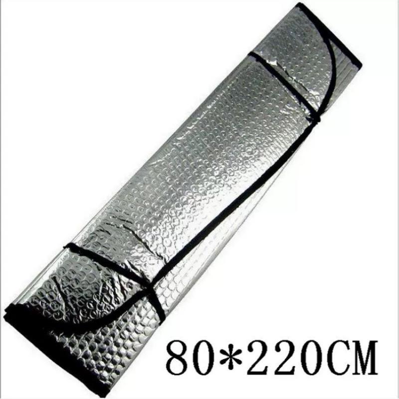 Large Truck Windshield Sunshade - Aluminum Foil Heat Insulation (220x80cm)